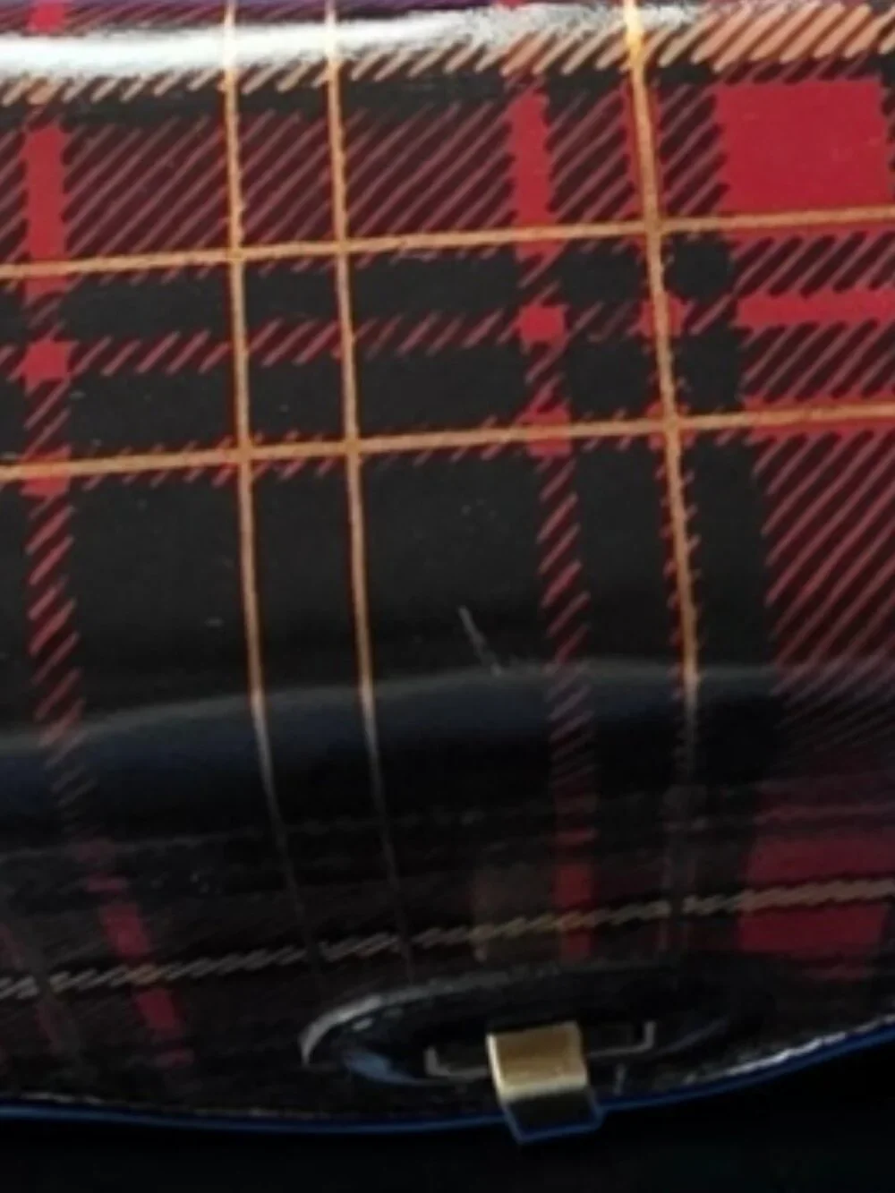 EUC PATRICIA NASH Tartan Plaid Calvi Satchel Signature Holiday Collection